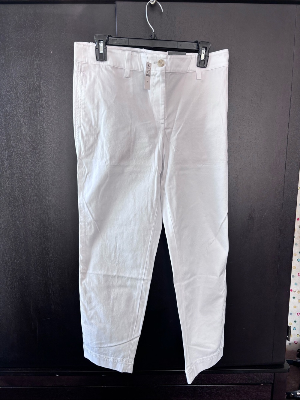 Talbots White Ankle Pants